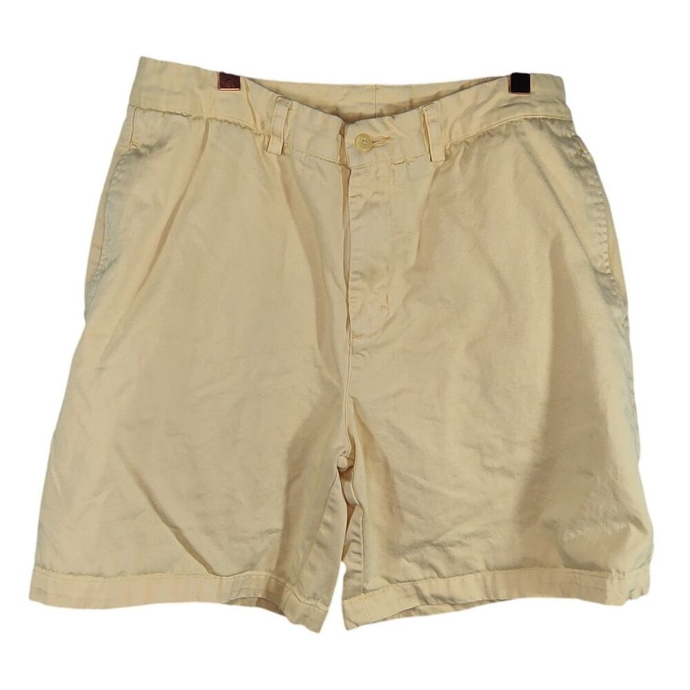 Vineyard Vines by Shep and Ian Men's Chino Shorts Pale Yellow 8" Inseam Size 32